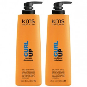 KMS California Curl Up Shampoo & Conditioner For Curly Hair - 750ml 
