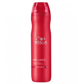 Wella Professionals Brilliance Shampoo for Fine to Normal Coloured Hair - 250ml