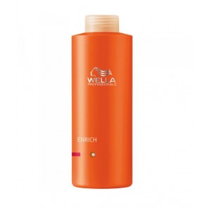 Wella Professionals Enrich Moisturising Shampoo for Coarse Hair  with Free Pump Dispenser - 1000ml